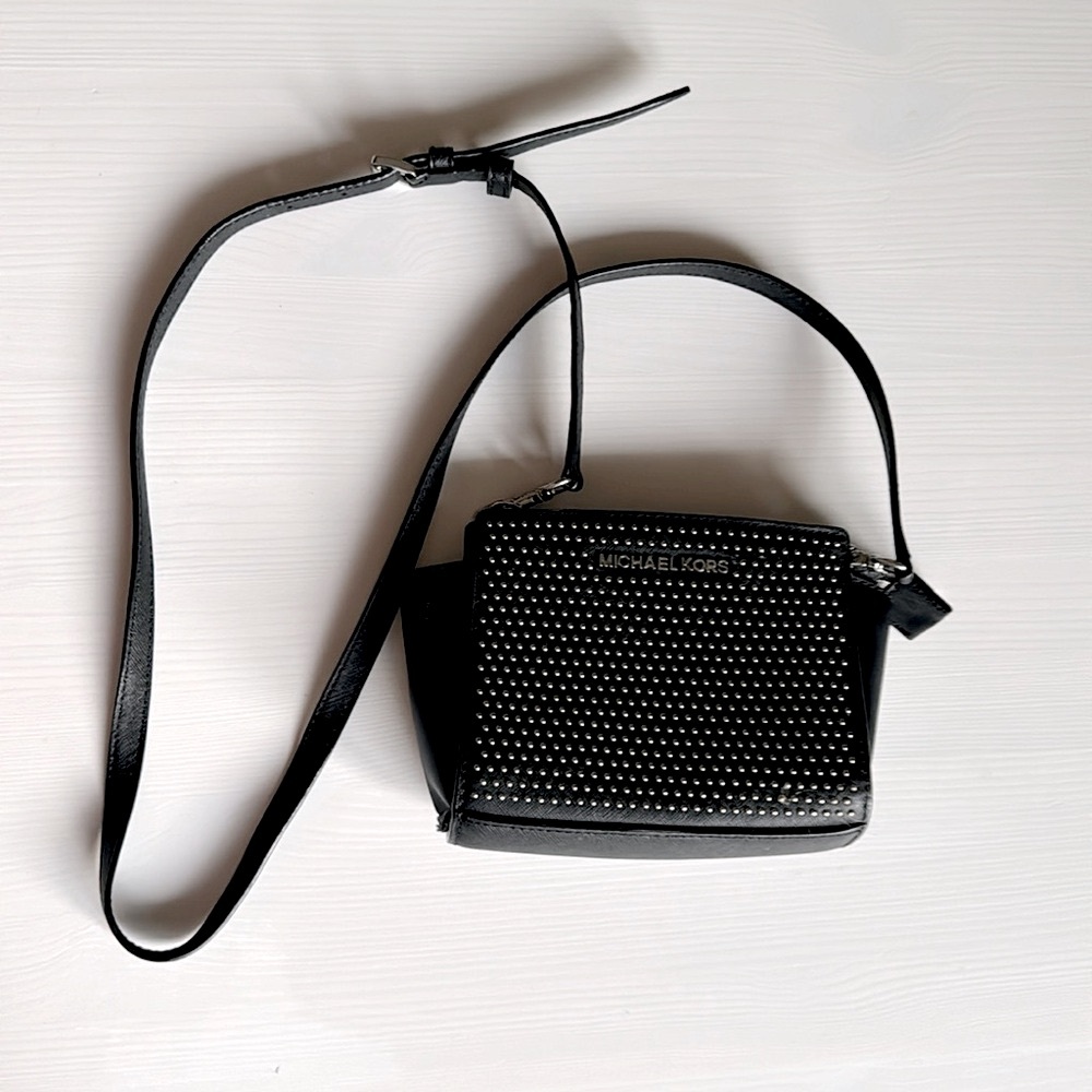 Michael Kors studded black Crossbody